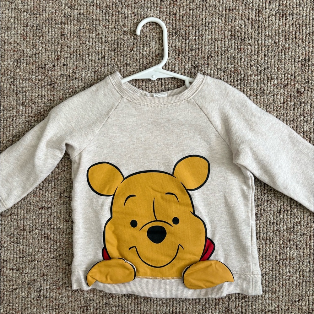 ‼️‼️SOLD‼️‼️ H&M Kids Winnie the Pooh long sleeve shirt